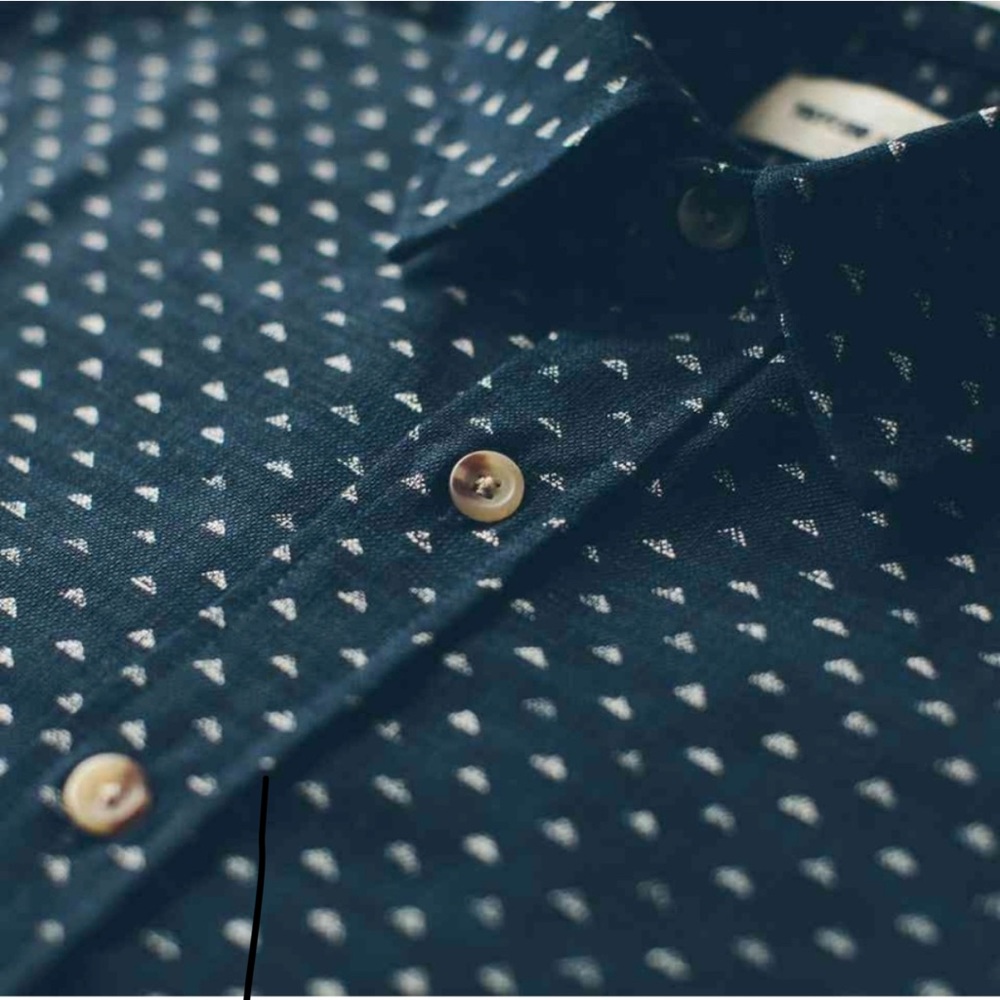 Taylor stitch The California in Indigo Pyramid
